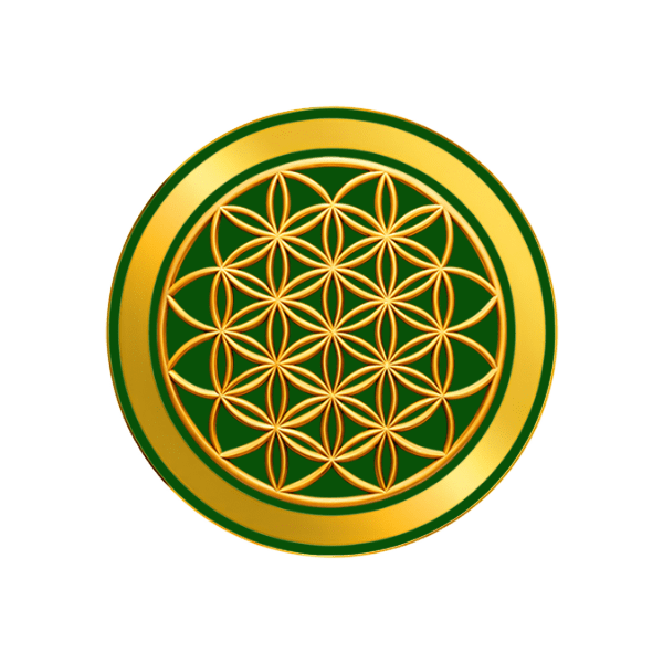 Flower of Life Green Flower of Life Green